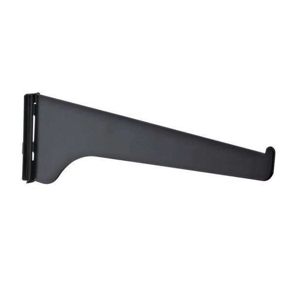 Knape & Vogt Bracket Shelf Steel 12In Black 180BLK-12